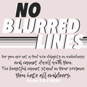 No Blurred Lines